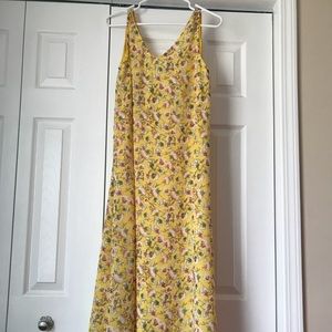 Yellow floral philosophy maxi dress